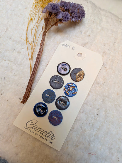 Boutons en porcelaine | Atelier Camelir