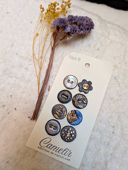 Boutons en porcelaine | Atelier Camelir