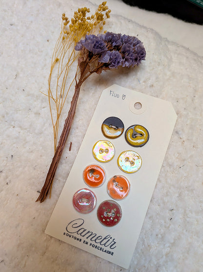 Boutons en porcelaine | Atelier Camelir