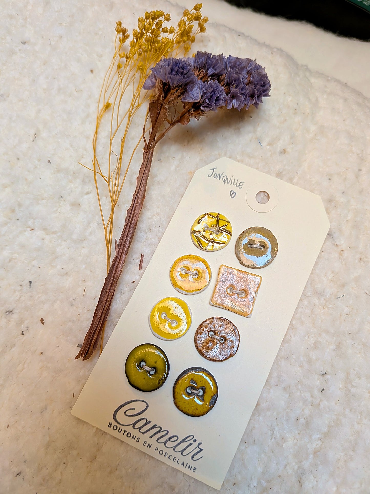 Boutons en porcelaine | Atelier Camelir