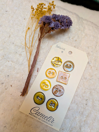 Boutons en porcelaine | Atelier Camelir