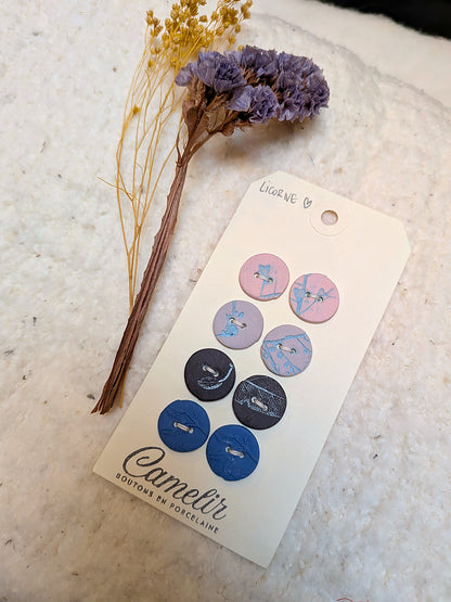 Boutons en porcelaine | Atelier Camelir