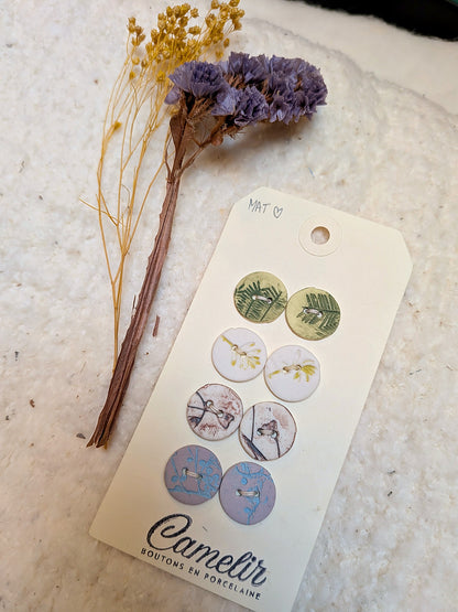 Boutons en porcelaine | Atelier Camelir