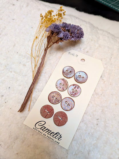 Boutons en porcelaine | Atelier Camelir