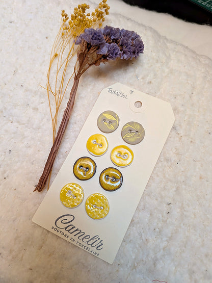 Boutons en porcelaine | Atelier Camelir