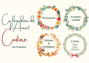 Calendrier de l'Avent - Couture, 'Les 4 saisons'