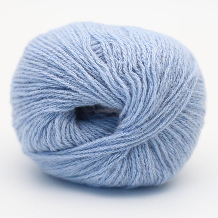 Fil Alva cachemire recyclé, coloris Bleu clair (25)