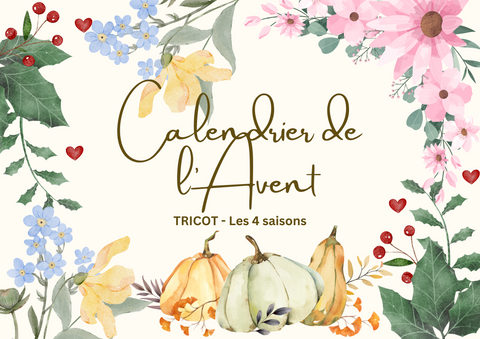 Calendrier de l'Avent - Tricot, 'Les 4 saisons'