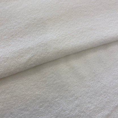 Tissu éponge en coton bio blanc, Atelier-53