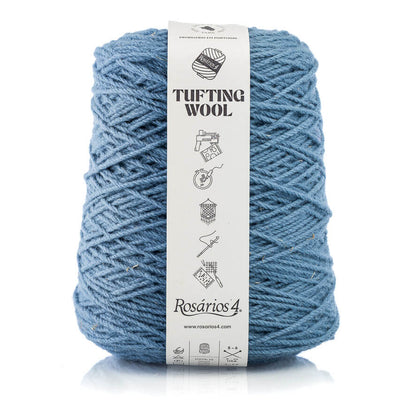 Tufting Wool Bleu/gris, Atelier-53