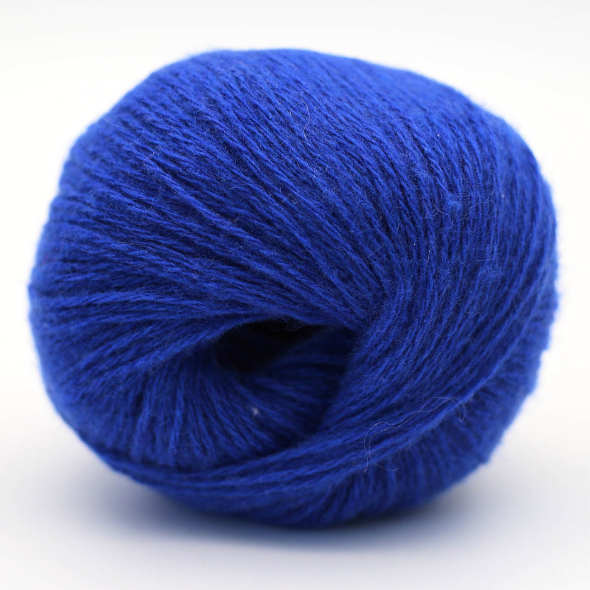Fil Alva cachemire recyclé, coloris Bleu électrique (34)