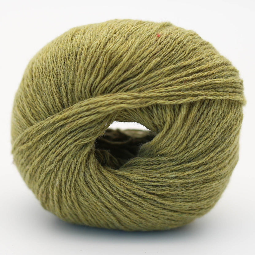 Fil Alva cachemire recyclé, coloris Vert chartreuse (37)