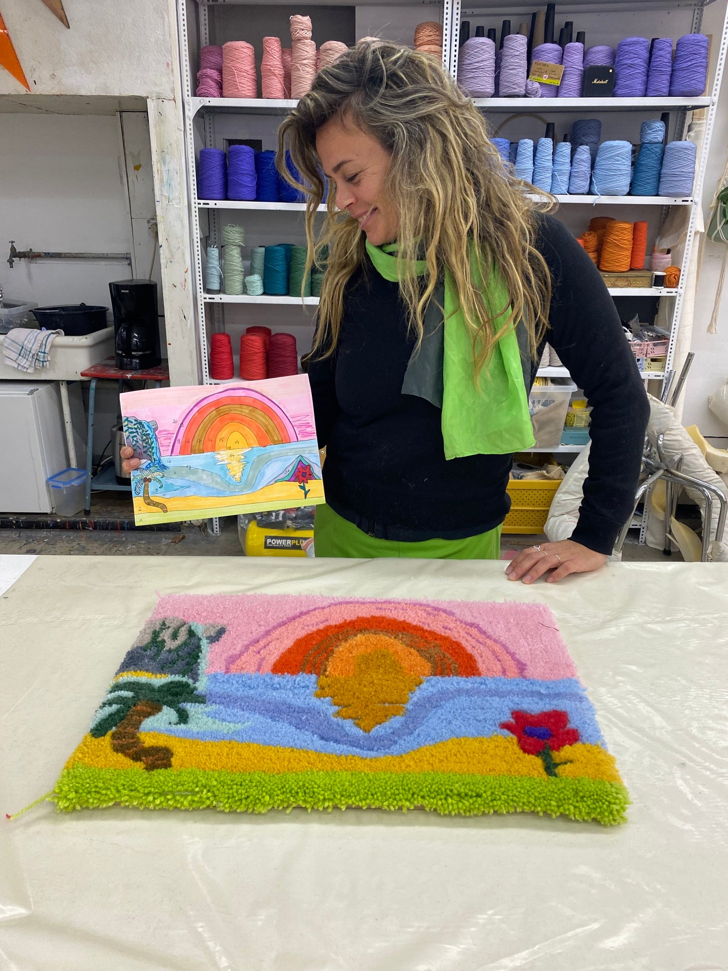Samedis 19 & 26 septembre | Tufting, tapis en laine (acompte)