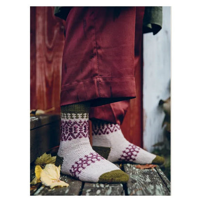 Pages intérieures du livre 52 chaussettes à tricoter toute l'année