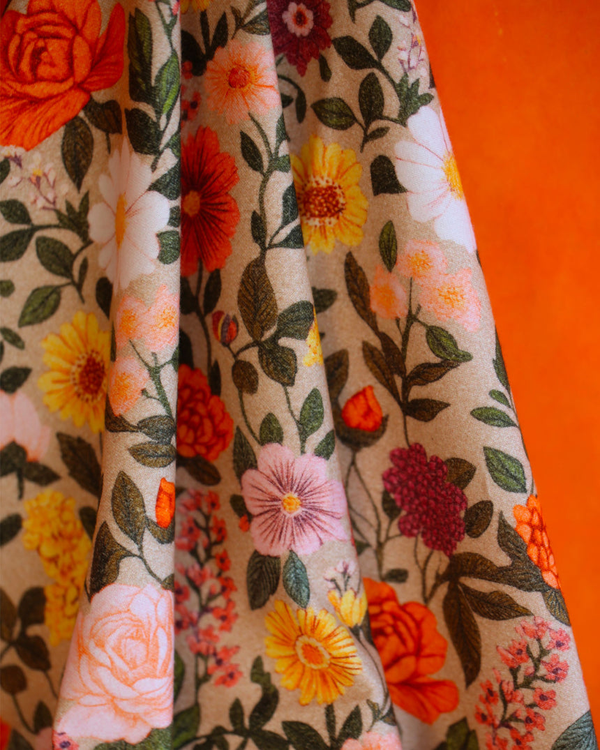 Popeline-flanelle "Cara - Automne" | 10 cm