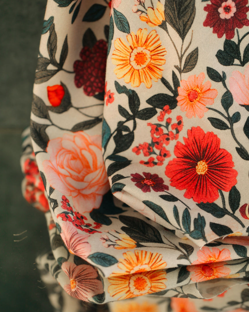 Popeline-flanelle "Cara - Hiver " | 10 cm