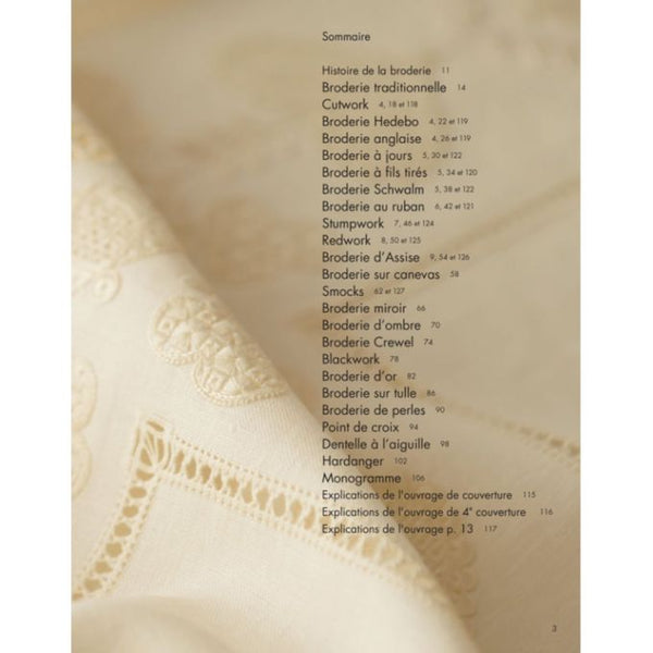 Ouvrages brodés - 24 histoires autour de la broderie