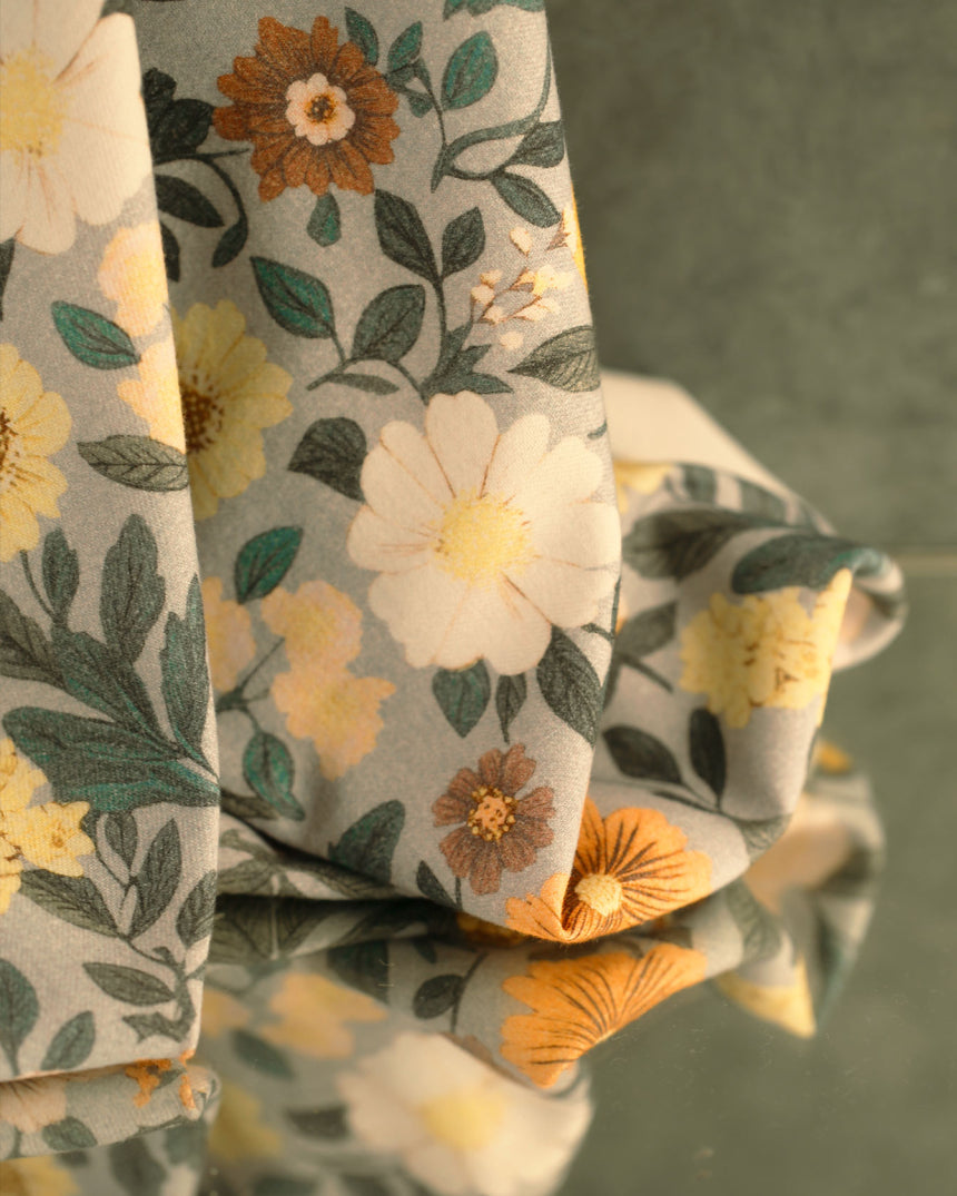 Popeline-flanelle "Cara - Eté" | 10 cm