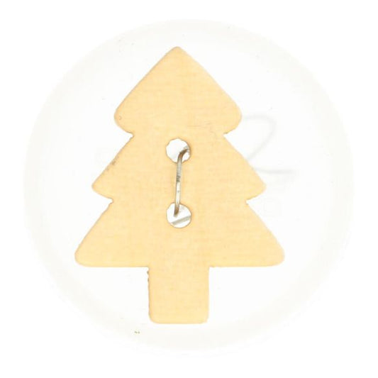 Boutons en bois — Ours & Sapin
