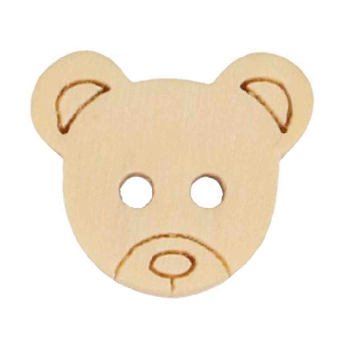 Boutons en bois 'Ours'