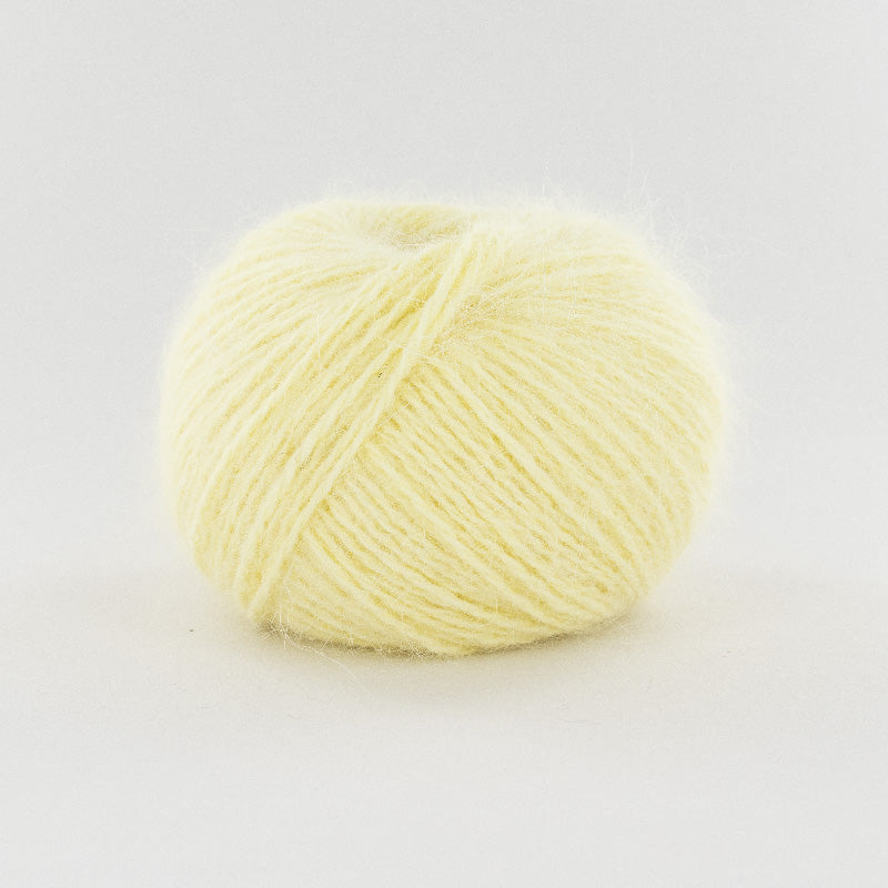 Coeur d'angora, jaune pâle - Fonty | 25 gr