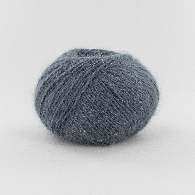 Pelote Cœur d'angora, angora français et mérinos, Atelier-53