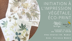 Samedi 8 juin | Initiation à l’impression végétale, éco-print