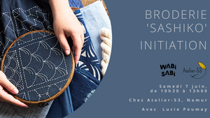 Samedi 7 juin | Broderie "Sashiko" : initiation