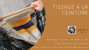 Samedi 14 juin | Tissage à la ceinture (acompte)