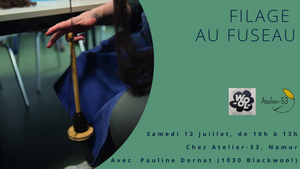 Samedi 12 juillet | Filage au fuseau (acompte)