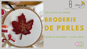 Samedi 29 novembre | Broderie de perles (acompte)