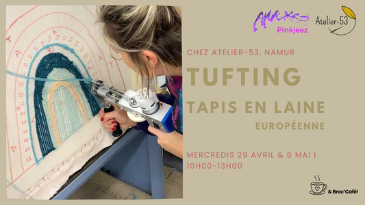 Mercredis 29 avril & 6 mai | Tufting, tapis en laine (acompte)