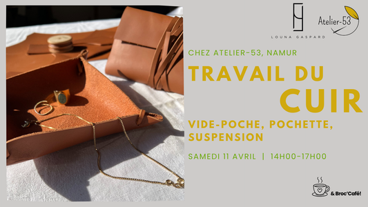 Samedi 11 avril | Créations en cuir (acompte)