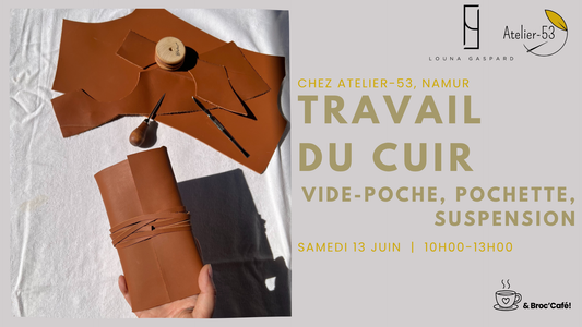 Samedi 13 juin | Créations en cuir (acompte)