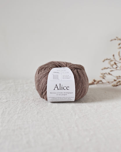 "Alice" - Mérinos d'Arles bio & lin | 50 gr