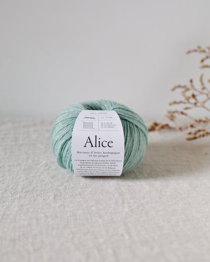 "Alice" - Mérinos d'Arles bio & lin | 50 gr