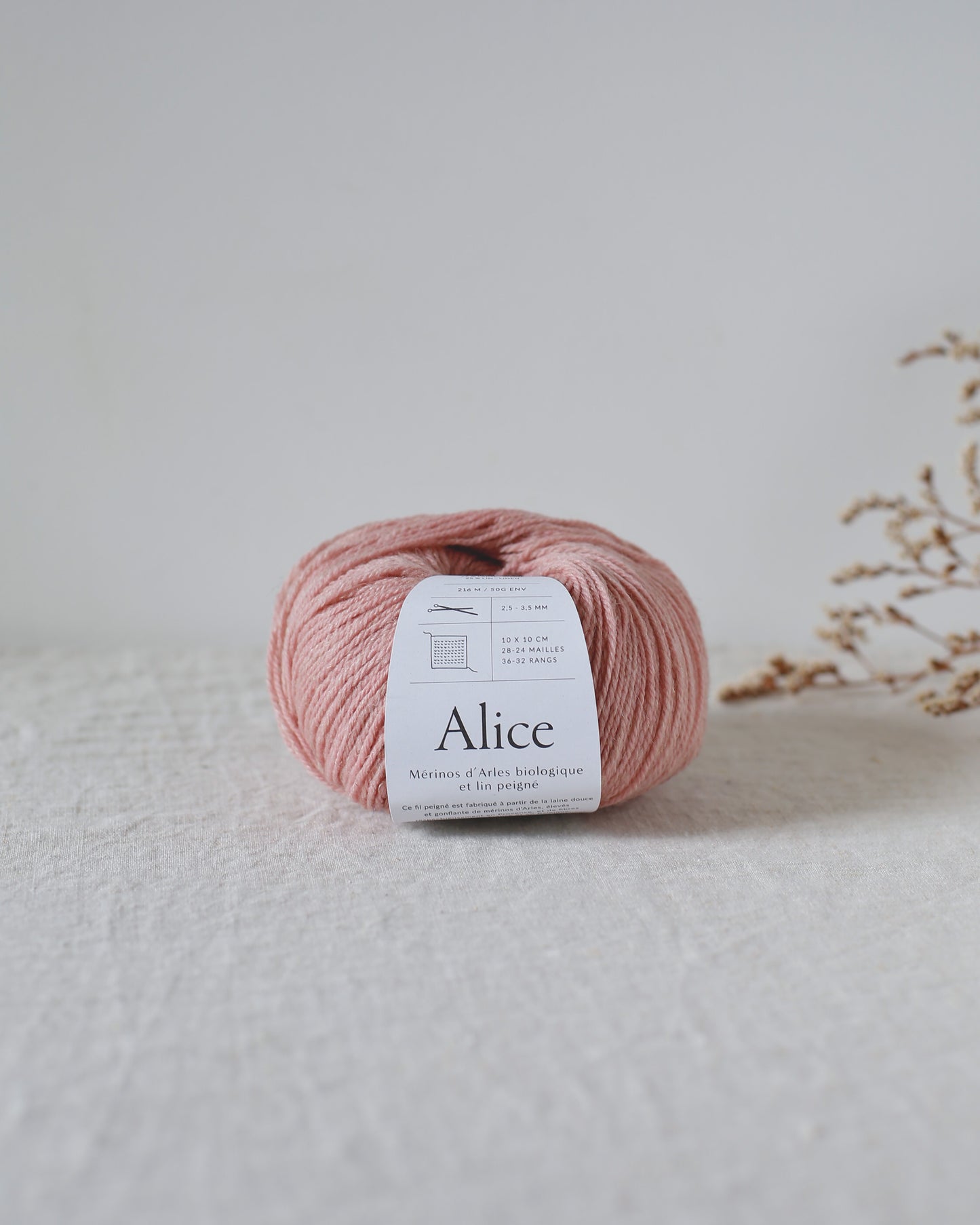 "Alice" - Mérinos d'Arles bio & lin | 50 gr