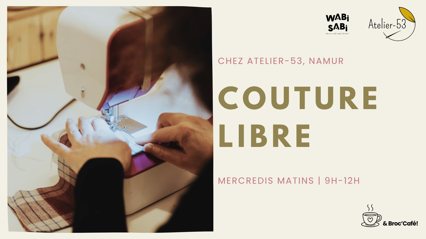 Mercredis matins | Couture 'libre'