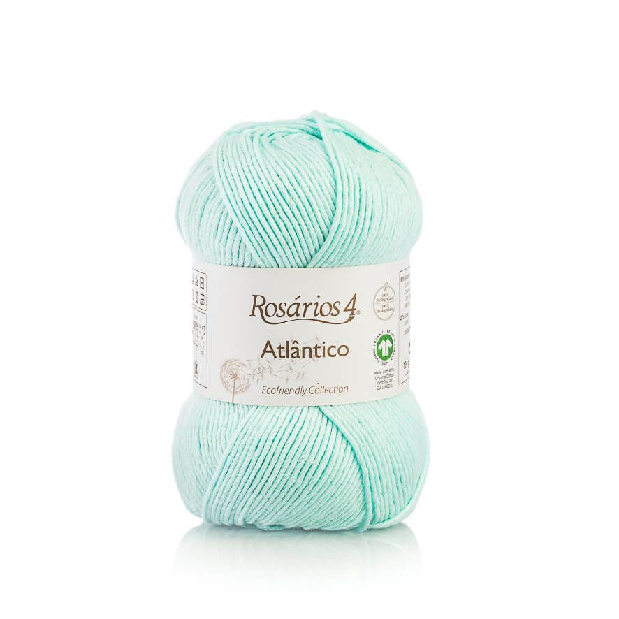 Pelote de fil Atlantico, coton biologique GOTS et Tencel, Atelier-53