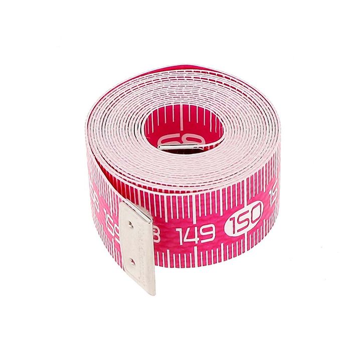 Mètre ruban Bohin Pink October, détail