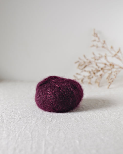 "Bérénice" - Mohair éthique, mérinos d'Arles bio & soie | 25 gr