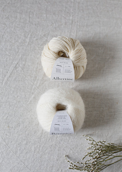 "Bérénice" - Mohair éthique, mérinos d'Arles bio & soie | 25 gr