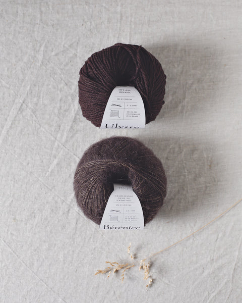 "Bérénice" - Mohair éthique, mérinos d'Arles bio & soie | 25 gr