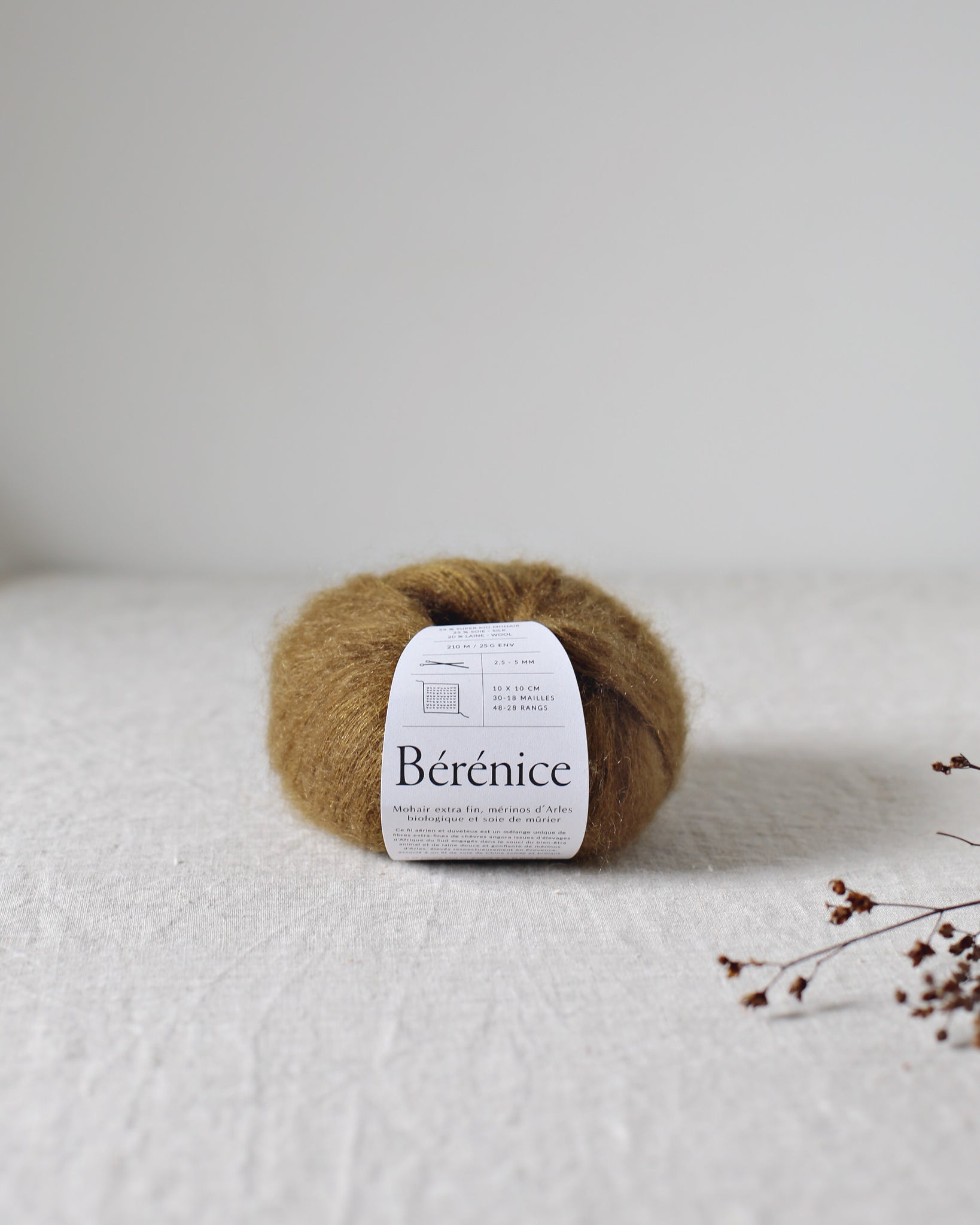 Mohair, soie & mérinos, "darjeeling" - Bérénice | 25 gr