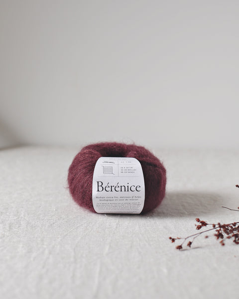 "Bérénice" - Mohair éthique, mérinos d'Arles bio & soie | 25 gr