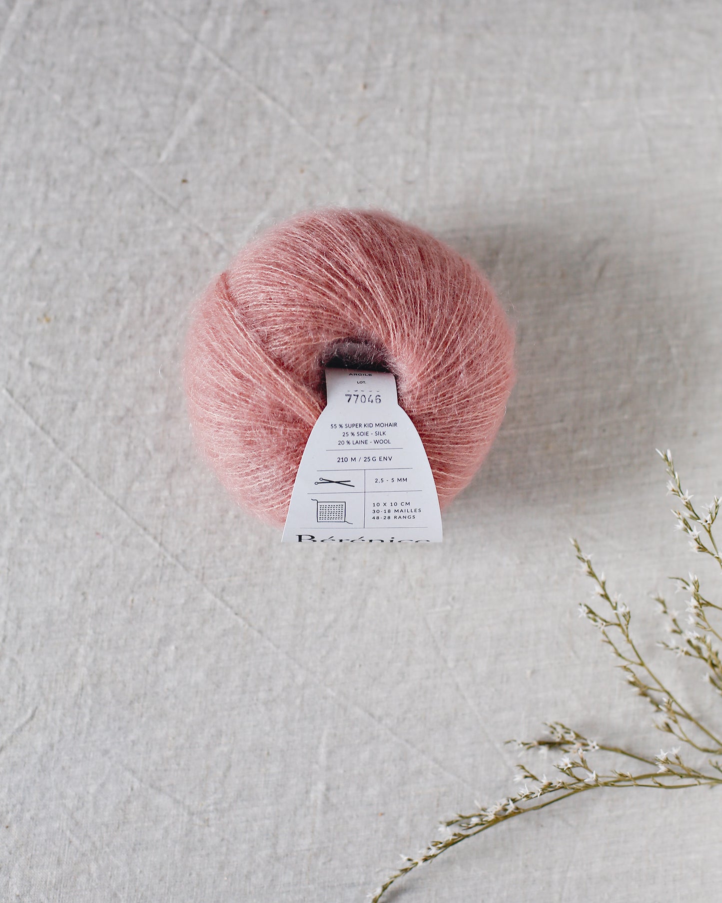 "Bérénice" - Mohair éthique, mérinos d'Arles bio & soie | 25 gr