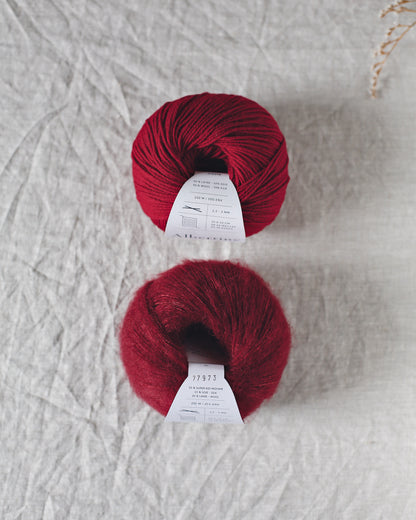 "Bérénice" - Mohair éthique, mérinos d'Arles bio & soie | 25 gr