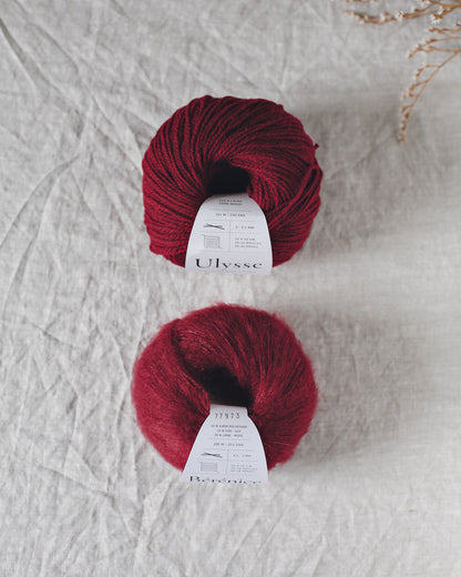 "Bérénice" - Mohair éthique, mérinos d'Arles bio & soie | 25 gr