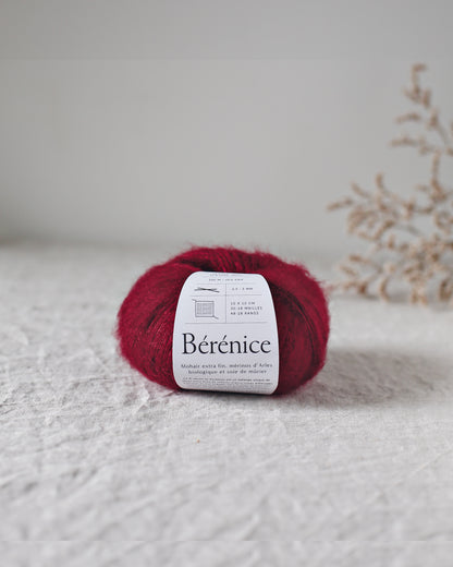 "Bérénice" - Mohair éthique, mérinos d'Arles bio & soie | 25 gr