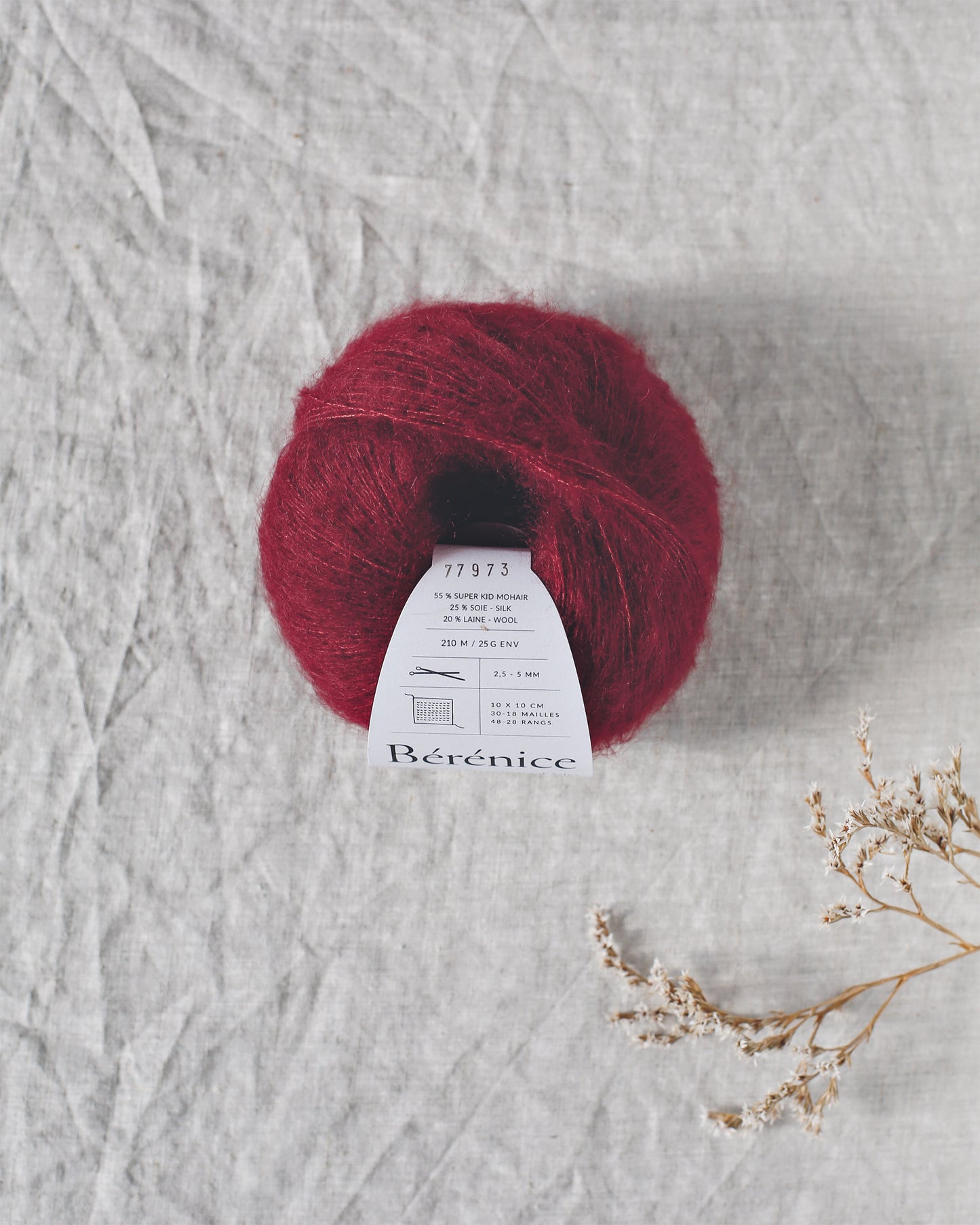 "Bérénice" - Mohair éthique, mérinos d'Arles bio & soie | 25 gr